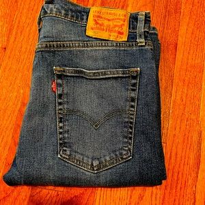 Mens Levi Jeans 513 sz 34/32